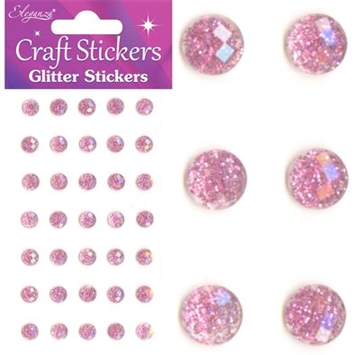 Sticker Pink Glitter